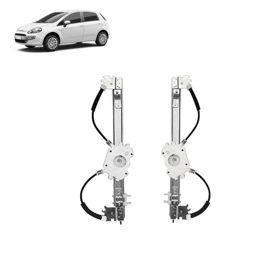 Par Máquina Vidro Punto Linea Elétrico Dianteiro Motor Orig