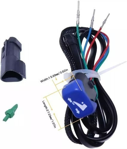 Chave Botão Power Trim Motor Popa Evinrude Johnson 5007485