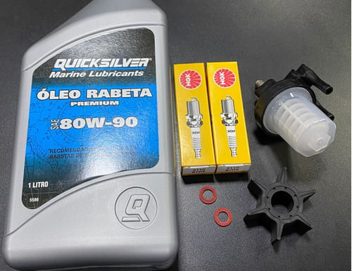 Kit Manutenção E Revisão Motor De Popa Yamaha Hidea 15hp F