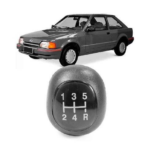 Bola Cambio Escort 1993/1996 / Escort Zetec 1997/...  - Re Pra Tras (c/acrilico Preto)