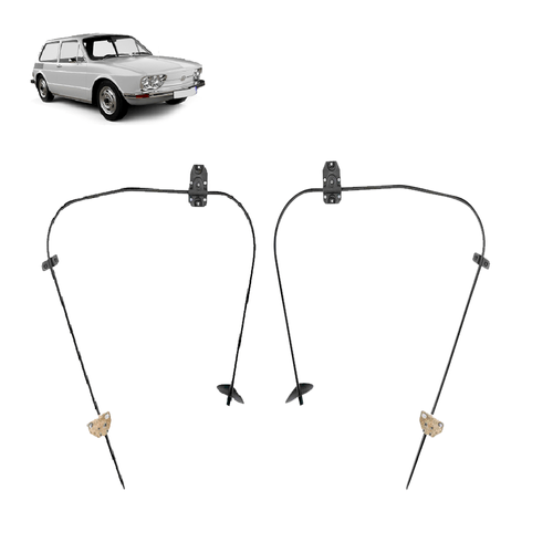 Par Maquina Vidro Brasília 1973 Até 1982 Manual