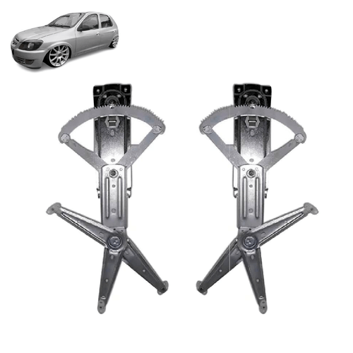 Par Maquina Vidro Celta Prisma 4P 2007 Em Diante Dianteiro