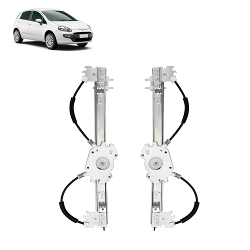 Par Máquina Vidro Elétrico Dianteiro Punto Linea P/Mabuchi
