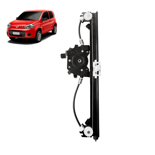 Maquina Vidro Uno 2009.. 2 Portas Esquerda Motor Original