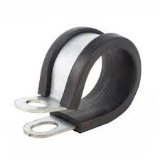 ABRACADEIRA COM BORRACHA 18MM - FURO PARAF 8MM