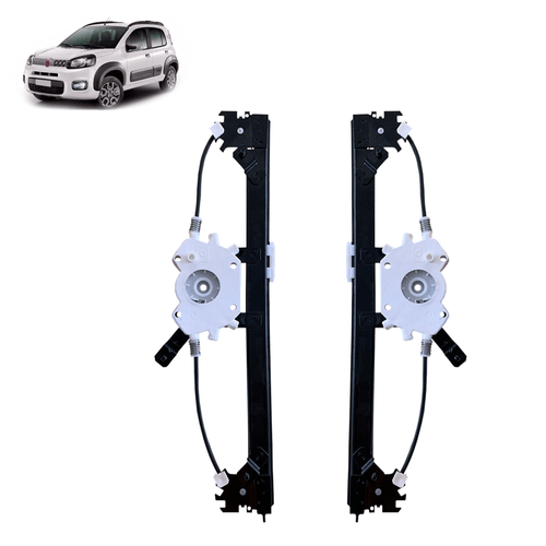 Par Maquina Vidro Uno 2009.. 2 Portas Motor Original