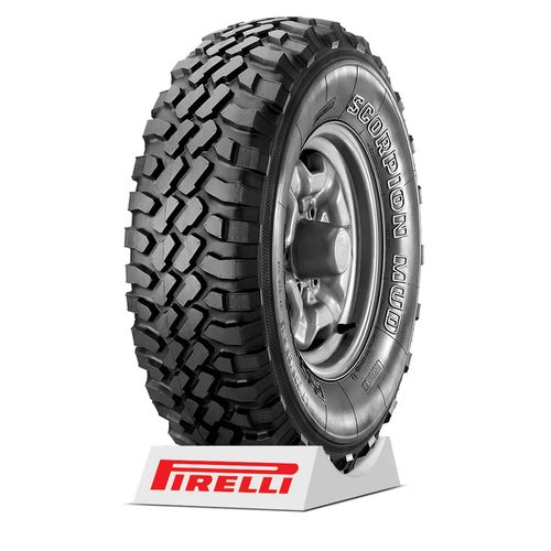 Pneu Pirelli aro 15 - 31X10.50R15 - Scorpion Mud - 109Q