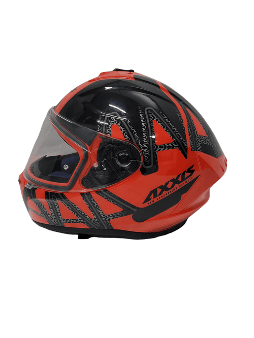 Capacete axxis draken dekers vermelho 58