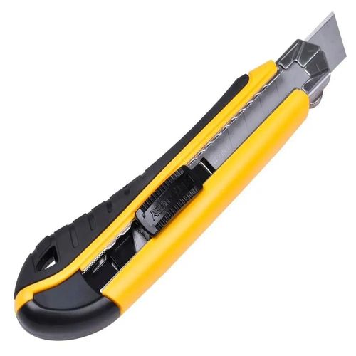 Estilete Stanley 10-480S Auto Retrátil Com Cartucho de Aço Inoxidável 18mm