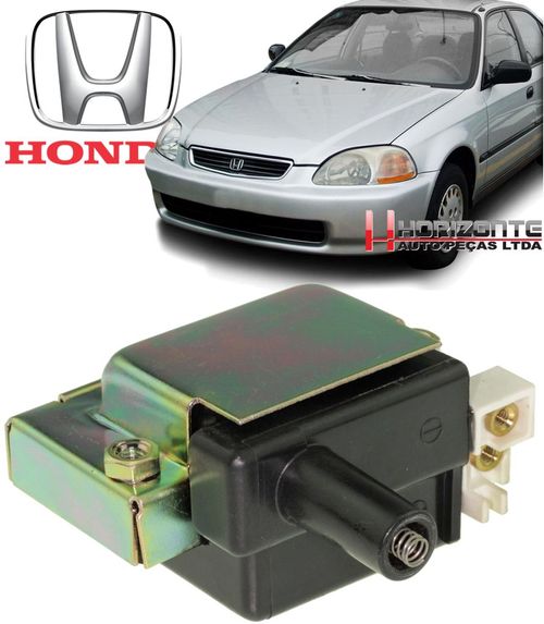 Bobina de Ignicao Civic 1.5 E 1.6 16V De 92 a 00 Accord 2.2 2.3