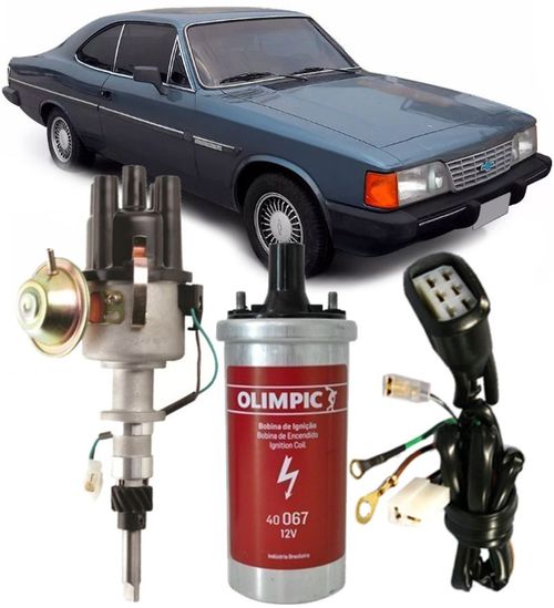 Kit Ignicao Eletronica com Distribuidor Opala E Caravam 4cc - Sem Modulo