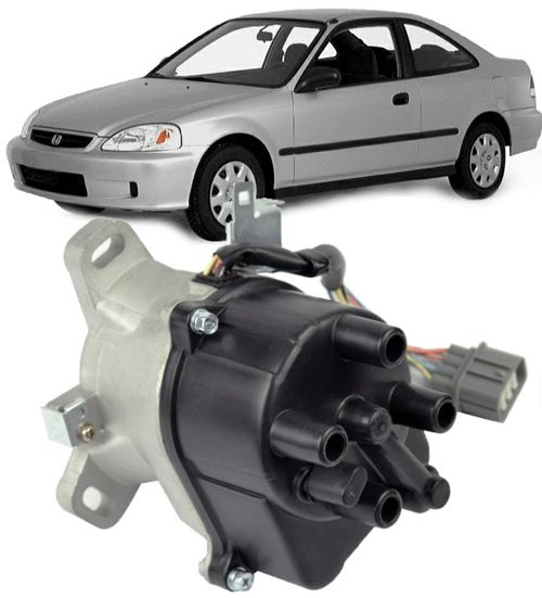 Distribuidor Ignicao Honda Civic 1.6 16V de 1996 A 2000  Accord 2.3 Com 1 Conector