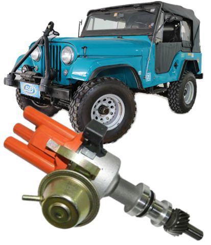 Distribuidor Ignicao Com Sensor Hall Jeep 4cc Rural F75 F100 E Maverick 4cc Ohc Carburado