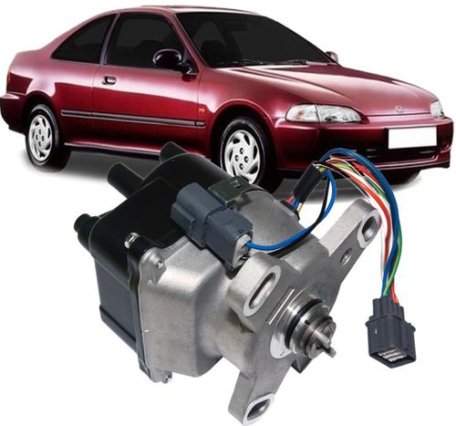 Distribuidor Ignicao Honda Civic 1.5 E 1.6 Sohc Vtec De 1992 A 1995 2 Conectores