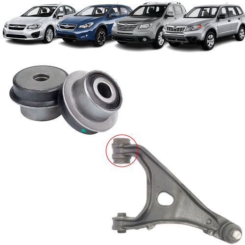 Bucha Bandeja Superior Traseiro Subaru Forester 2.5 XT AWD 2008 A 2013/ Impreza 2.5 WRX AWD 2008 A 2013/ Legacy V 2.5 Turbo AWD 2010 A 2014