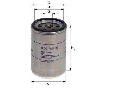 FILTRO DIESEL 112/113