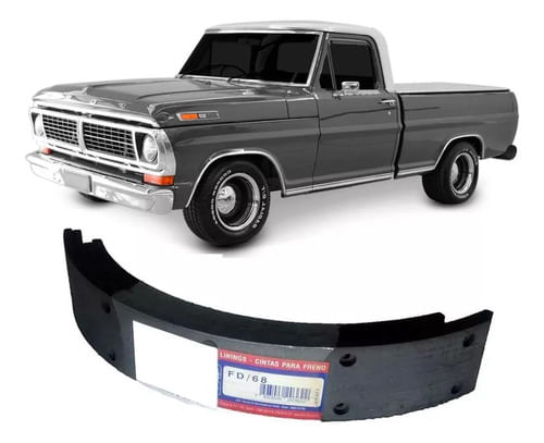 Lona Freio Ford F100 1969/ Tras Fd68