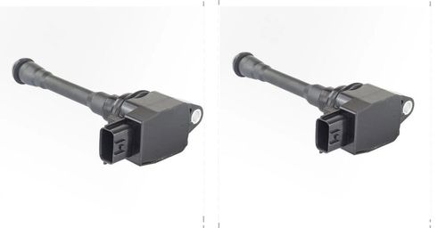 Par de Bobina Ignição Nissan Versa 1.6, March 1.6 Sentra 2.0 224481KT1A Original R