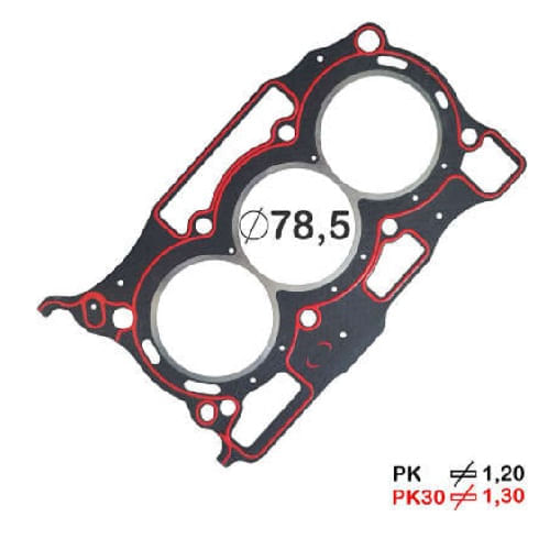 JUNTA DO CABECOTE - NISSAN MARCH VERSA 1.0 12V 3CIL APOS 2015