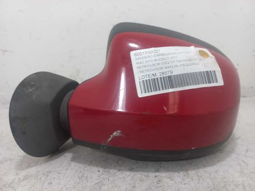 RETROVISOR MANUAL ESQUERDO RENAULT SANDERO 1.0 2011