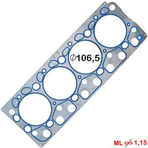 JUNTA DO CABECOTE - MBB 4.8LA E5 12V ELETRONICO ACELLO 815 DIESEL ATEGO 1419 DIESEL OM904