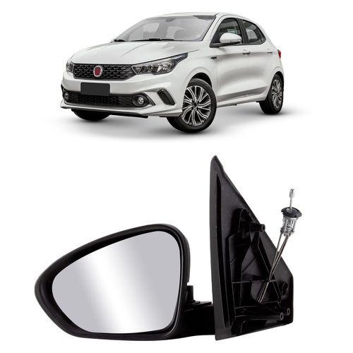 RETROVISOR ESQUERDO FIAT ARGO/ CRONOS 17/21 COM CONTROLE SEM PISCA