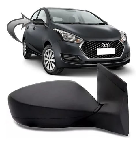 RETROVISOR ESQUERDO HB20 2013/2018 COM CONTROLE