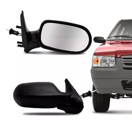 RETROVISOR DIREITO EXTERNO FIAT UNO FLEX 2006/2010 C/CONTROLE