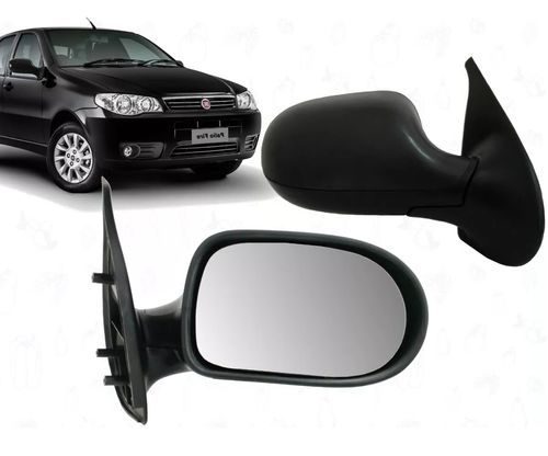 RETROVISOR DIREITO EXTERNO FIAT PALIO ECONOMY 2012/2016 S/CONTROLE