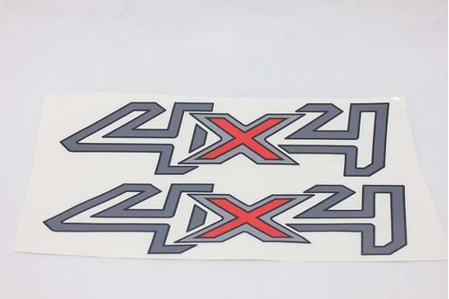 EMBLEMA '4X4' RANGER 17/19 GRAFITE/PRETO