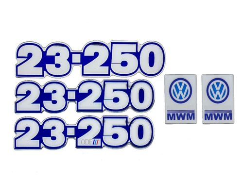KIT EMBLEMA VW 23-250 RESINADO 2004 /2005