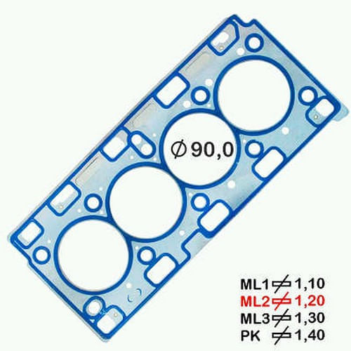 JUNTA DO CABECOTE - RENAULT MASTER 2.5 16V 2005 A 2012