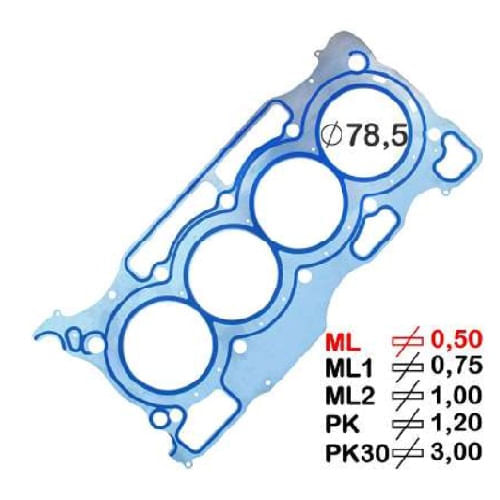JUNTA DO CABECOTE - RENAULT CAPTUR DUSTER SANDERO | NISSAN VERSA MARCH LIVINA 1.6 16V