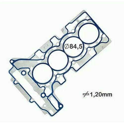 JUNTA DO CABECOTE - BMW 125 320 328 518 520 2.0 16V APOS 2011 0,90MM