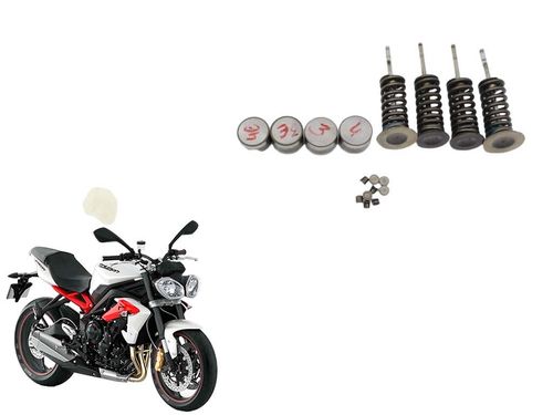 Válvula de Escape/admissão Triumph Street Triple 675 13-15