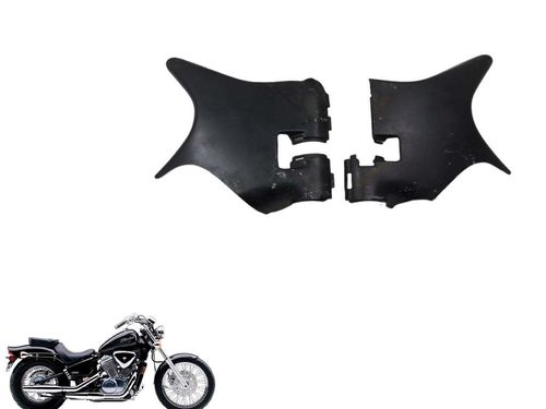 Acabamento Coluna Direção Par Honda Shadow 600 95-05 C/avaria