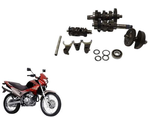 Cambio Completo Honda Nx 400 Falcon 99-08c/detalhe