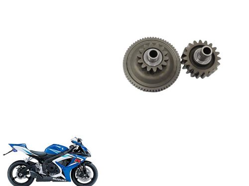 Engrenagem Redução Partida Gsxr 750 Srad 2007 2010