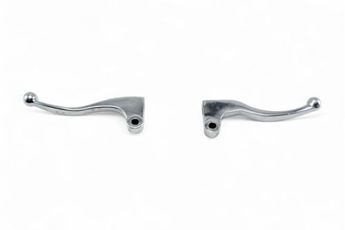 Par Manete Cromado Curto Honda Cg Titan 150 04-08