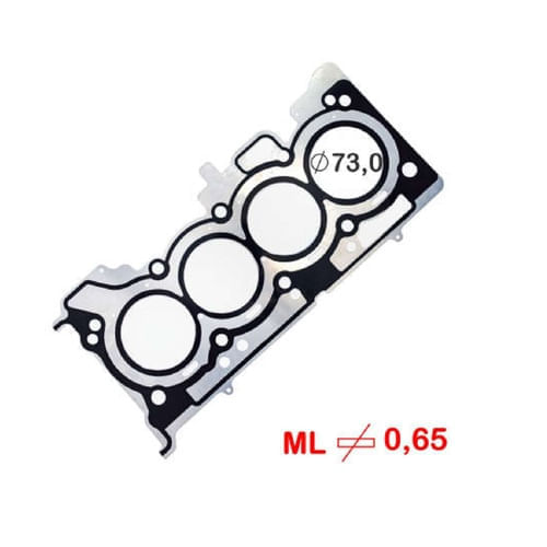 JUNTA DO CABECOTE - RENAULT DUSTER OROCH CAPTUR | MERCEDES A200 GLA200 GLB200 1.3 16V TURBO APOS 2021