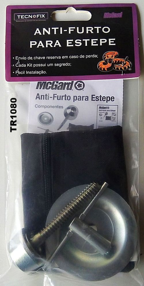Kit Antifurto de estepe interno modelo TR10120