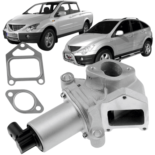 Válvula Egr Ssangyong Actyon Rexton Korango 2.0 E 2.7 Diesel