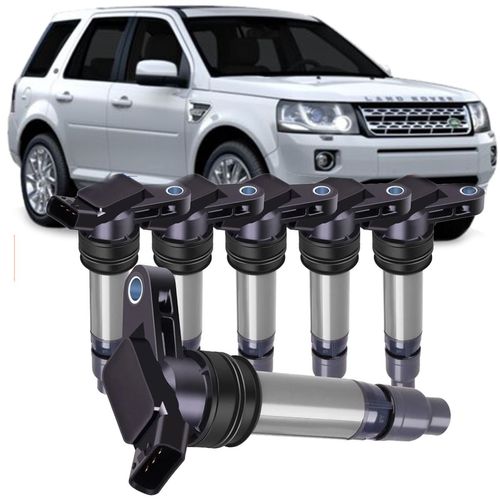 Kit 6 Bobina de Ignicao Land Rover Freelander 2 3.2 À Gasolina de 2006 À 2011