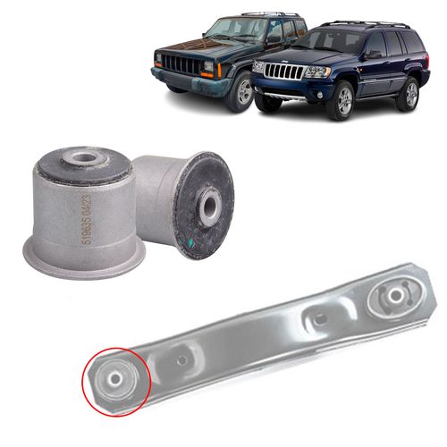 Bucha da Bandeja Superior Traseira Jeep Cherokee 1994 A 2007/ Grand Cherokee 1992 A 2010/ Wrangler 1997 A 2007