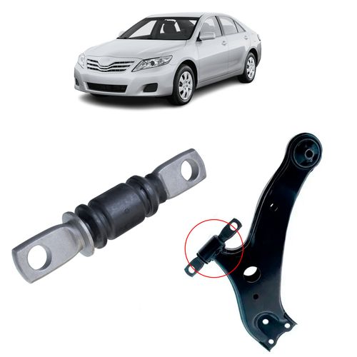 Bucha Bandeja Balança Toyota Camry 3.0 3.5 2002 a 2011 Inferior Dianteira Gravata Central
