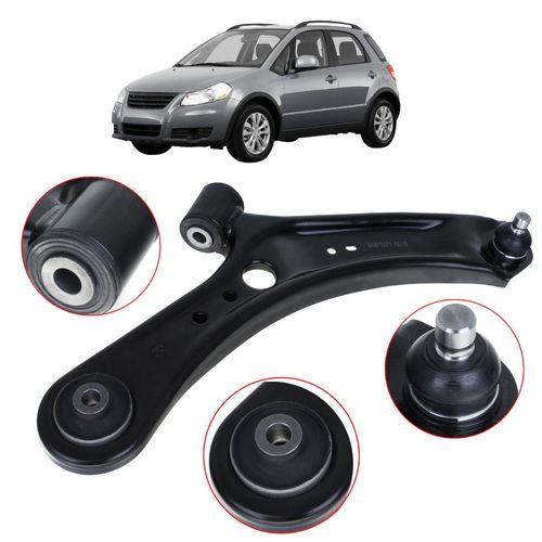 Bandeja Balança Suzuki SX4 2.0 4X4 2008 a 2015 Dianteira Direita com Bucha e Pivô