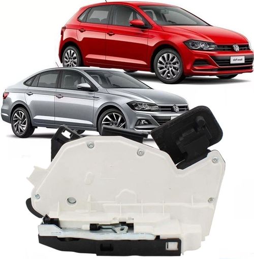 Fechadura Eletrica Porta Traseira Esquerda Virtus Polo e T-cross - 5nn839015a