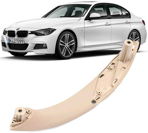 Puxador Porta Dianteira Esquerda Bmw 320i 325i 330i 328i 335i F30 de 2013 À 2019 - Bege Caramelo