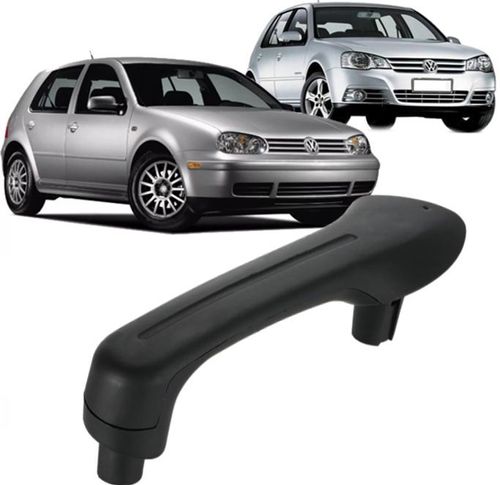 Puxador Porta Traseira Direita Preto do Golf Bora
