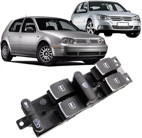 Botao Interruptor Vidro Eletrico Golf Passat Bora Jetta Cromado
